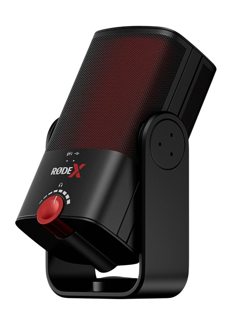 rode xcm 50 usb condenser microphone Micrófono de condensador USB RØDE XCM-50 vista diagonal