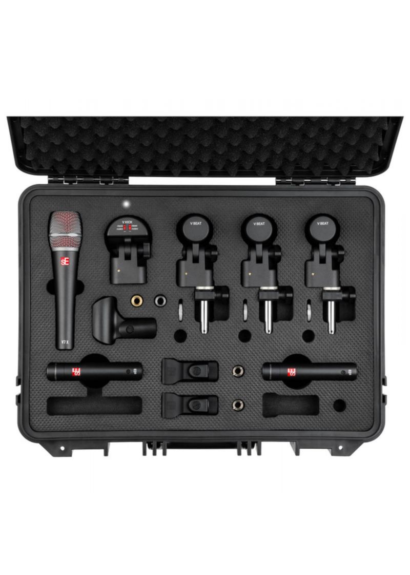 Kit de micrófonos sE Electronics V PACK Arena con micrófonos y estuche