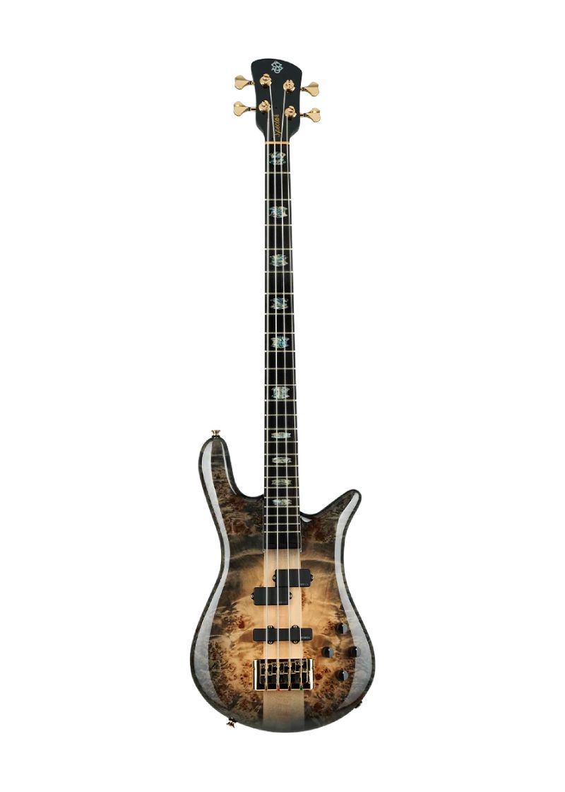 Bajo eléctrico Spector Euro 4 CST Natural Black Burst vista frontal