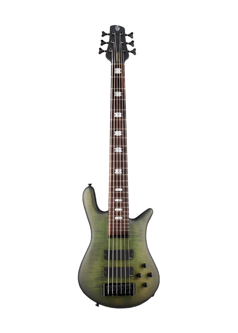 Bajo eléctrico Spector Euro 6 LX Haunted Moss vista frontal