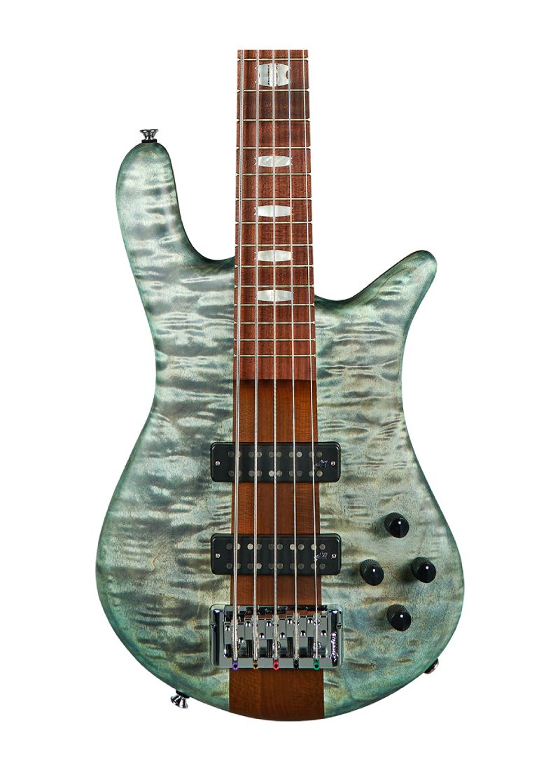 spector euro 5 rst turquoise tide matte electric bass Bajo eléctrico Spector Euro 5 RST Turquoise Tide Matte detalle del cuerpo