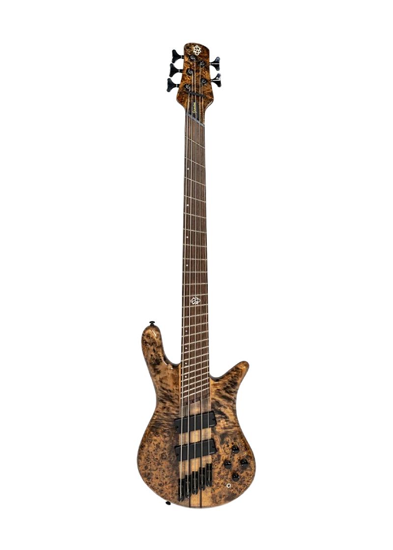 Bajo eléctrico Spector NS Dimension 5 Super Faded Black vista frontal