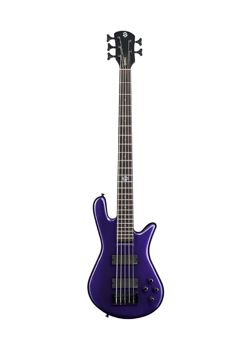Bajo eléctrico Spector NS Ethos HP 5 Plum Crazy Gloss vista frontal