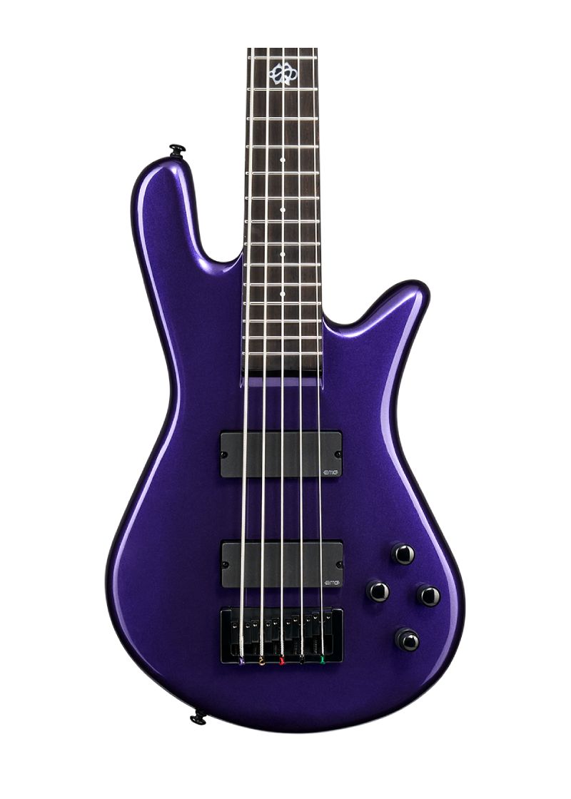 spector ns ethos hp 5 plum crazy gloss electric bass Bajo eléctrico Spector NS Ethos HP 5 Plum Crazy Gloss detalle del cuerpo