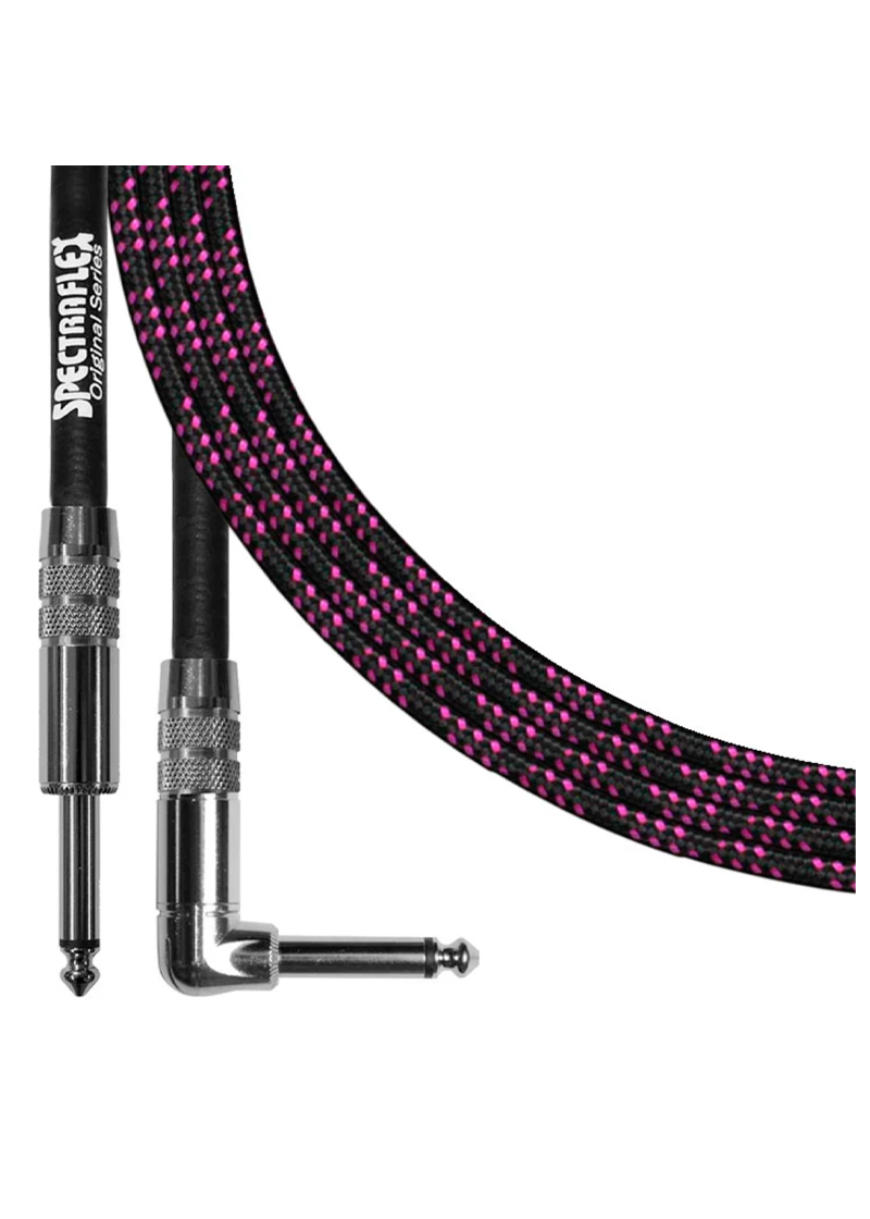 Cable Spectraflex Original Braided Straight/Angle 4Dot de 3 metros detalle del conector recto