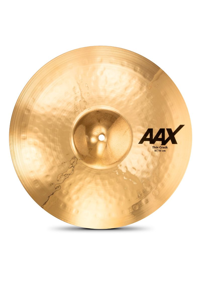 Platillo crash SABIAN AAX Thin de 16 pulgadas vista superior
