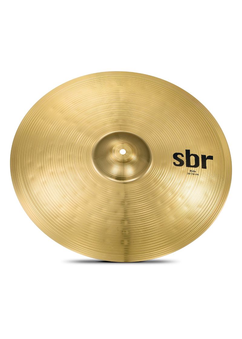 Platillo Sabian SBR Ride de 20 pulgadas detalle de la campana