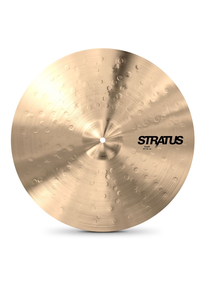 Platillo Sabian Stratus Crash de 18 pulgadas vista frontal