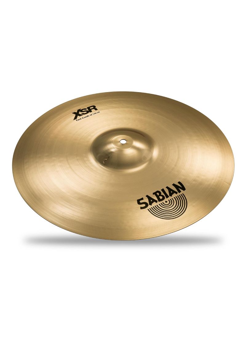 Platillo SABIAN XSR Fast Crash de 18 pulgadas detalle de la campana