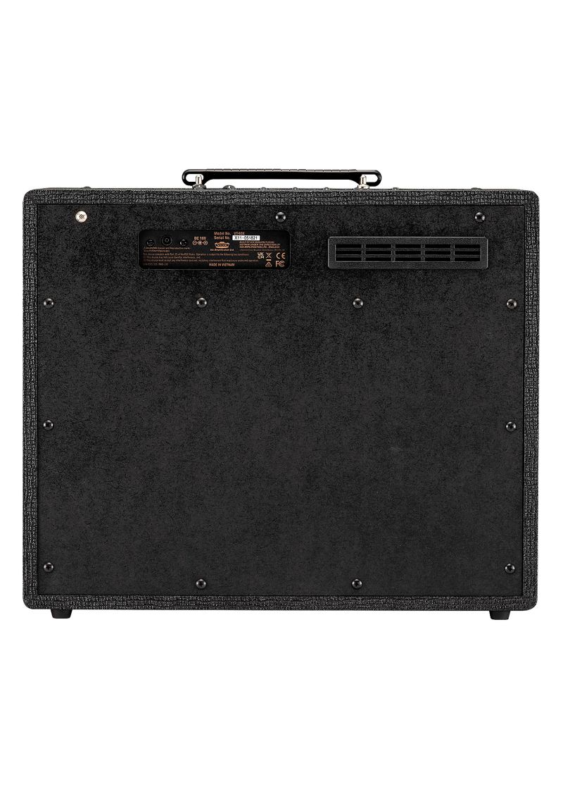 vox valvetronix vt40x classic blue 40w 1x10" hybrid guitar combo amp black Amplificador de guitarra VOX VT40X conexiones posteriores